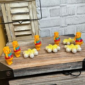 Vintage 70’s Winnie The Pooh String Light Christmas Covers Set Collectibles